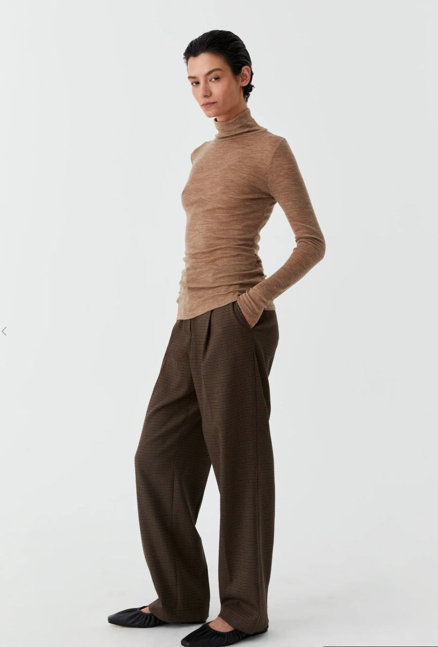 Morrison II MERINO High Neck - coffee