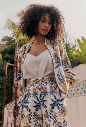 Oncewas II AURORA Reversible Jacket - golden Medina/marrakech topaz