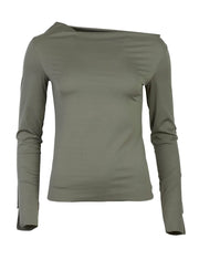 ENA Pelly II OFF THE SHOULDER Top - olive