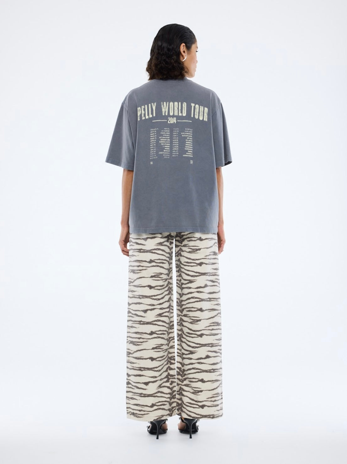 ENA Pelly II PELLY WORLD Tee - washed grey