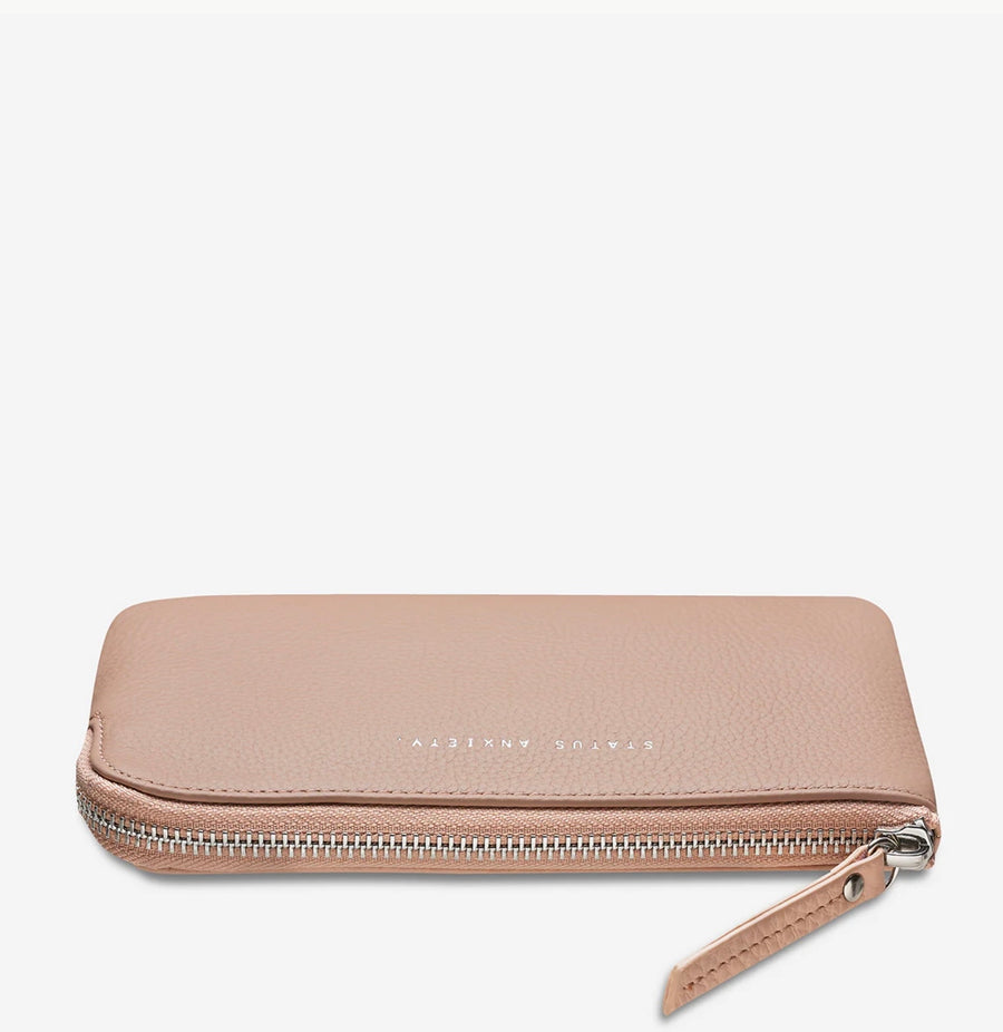 Status Anxiety II SMOKE and MIRRORS Wallet - dusty pink