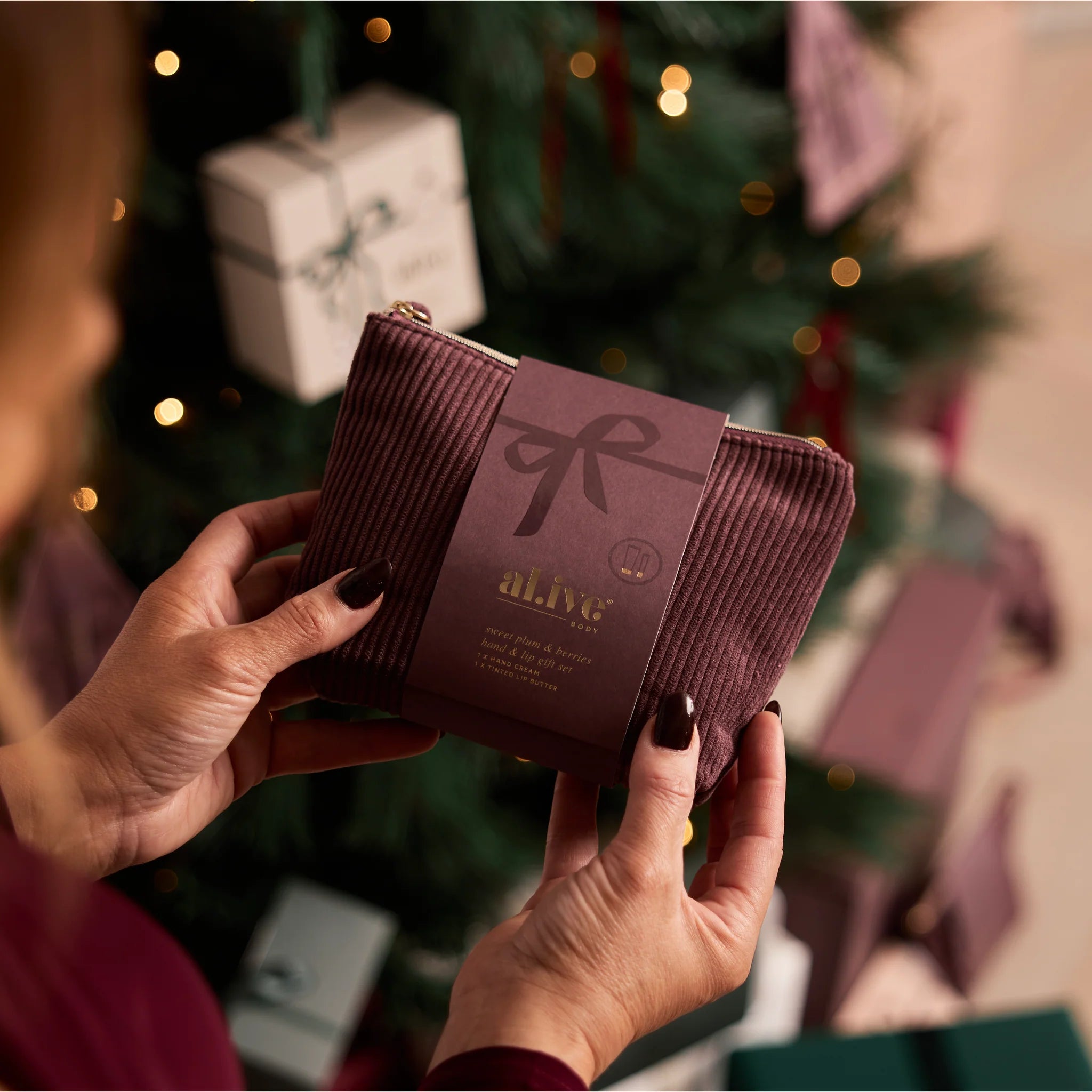AL.IVE II Hand & Lip Gift Set - Sweet Plum & Berries