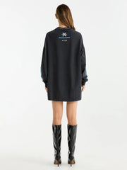 ENA Pelly II SPEEDWAY Tee Dress - Washed Black