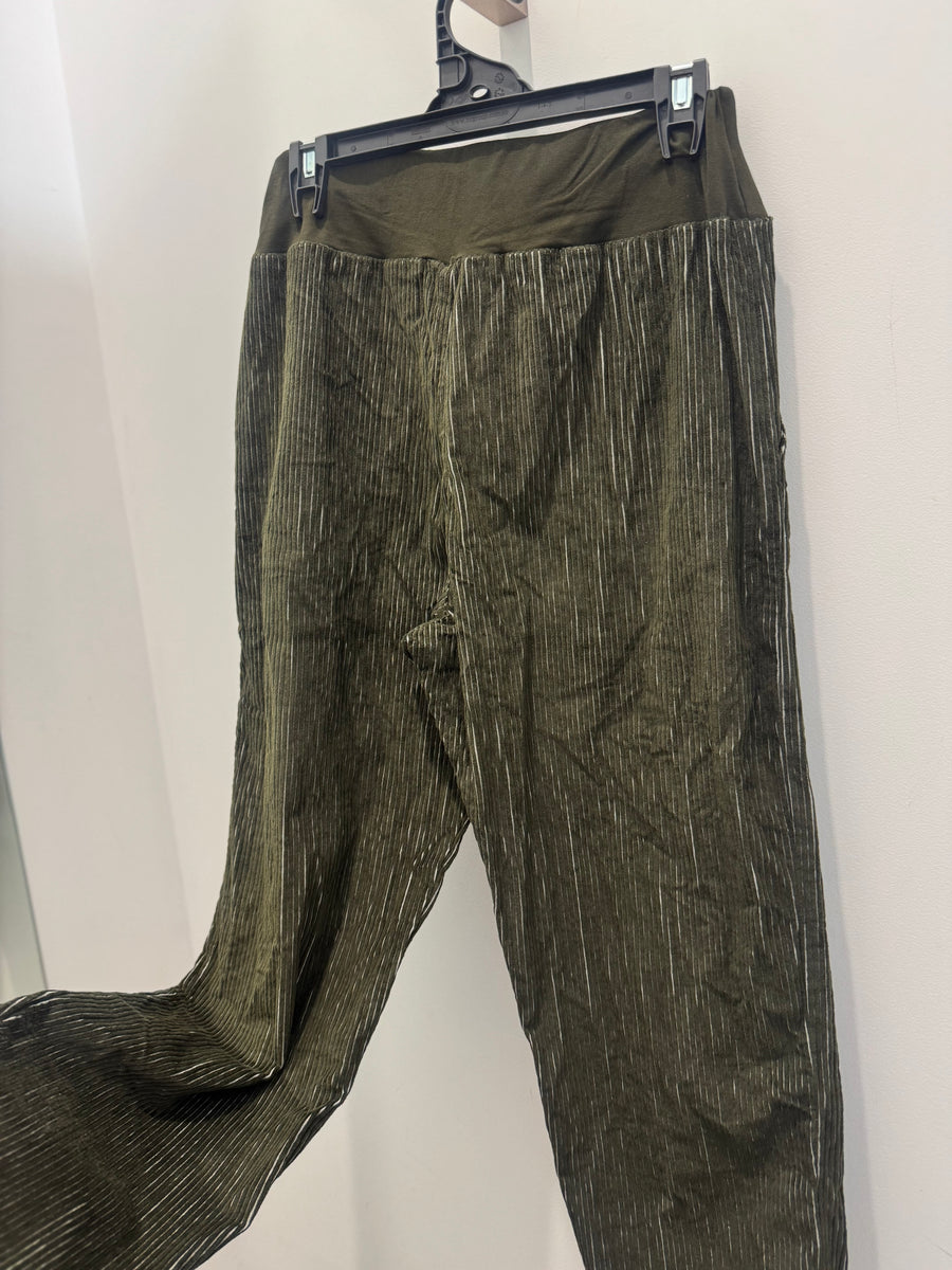 VALIA II NELLA Thick Cord Pant - Moss
