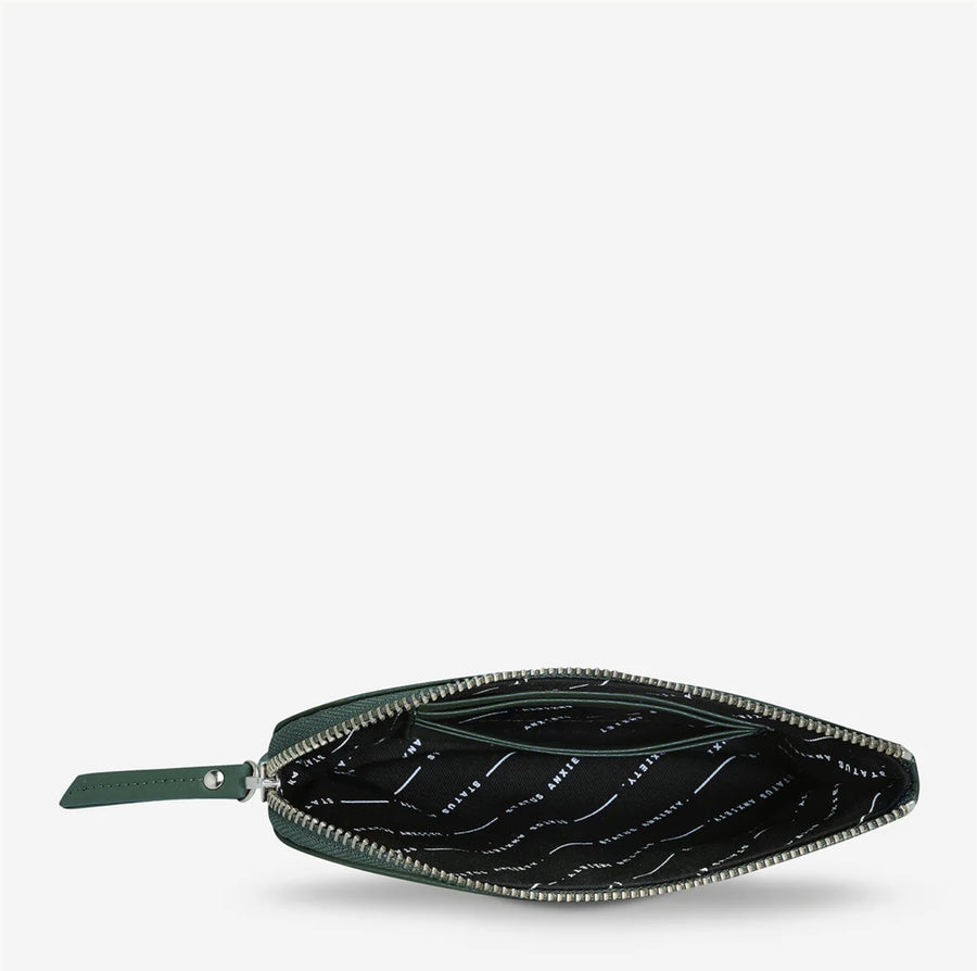 Status Anxiety II SMOKE and MIRRORS wallet - teal