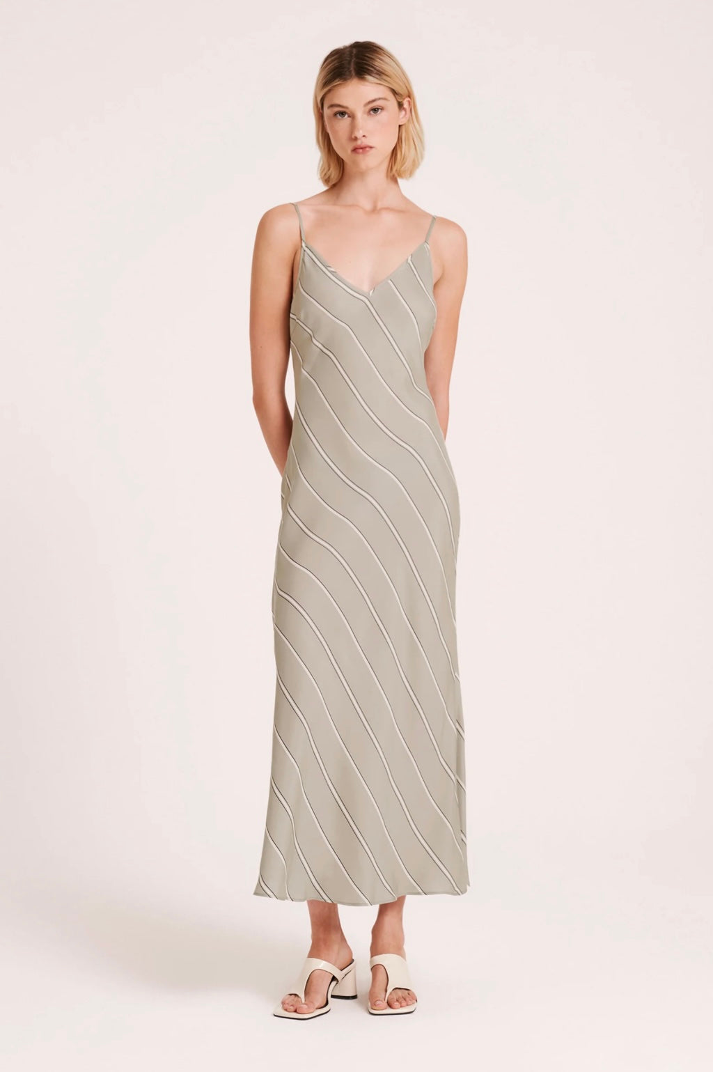 Nude Lucy II NOOSHA Cupro Dress - RAMONE print