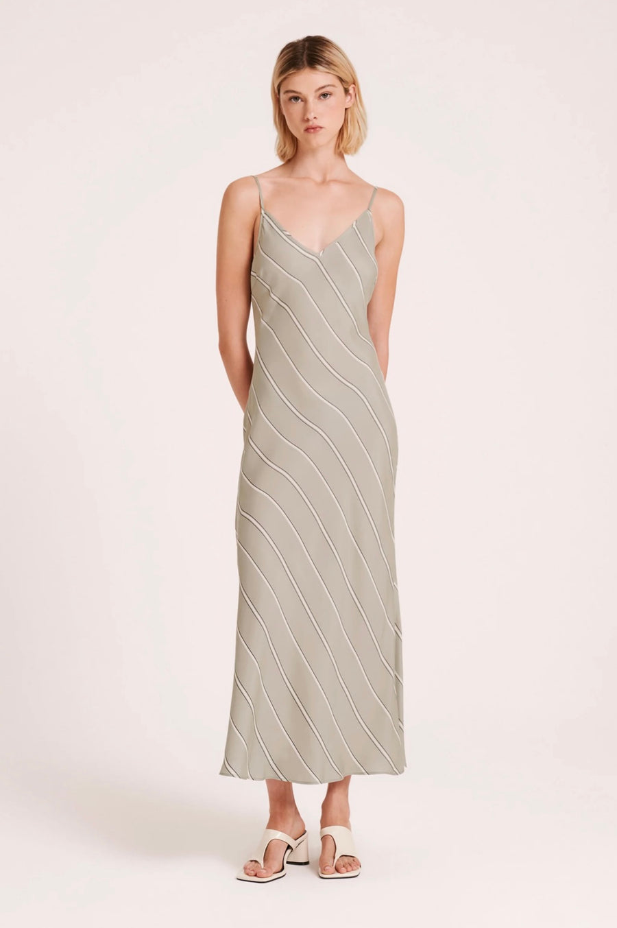 Nude Lucy II NOOSHA Cupro Dress - RAMONE print