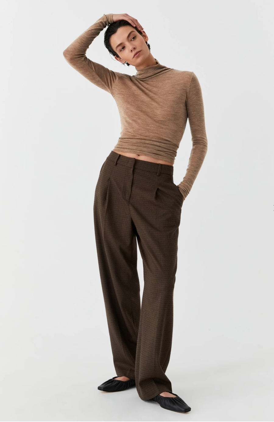Morrison II MERINO High Neck - coffee