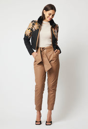 Oncewas II EMPRESS Replacement Print Bomber Jacket - Dragon Flower print