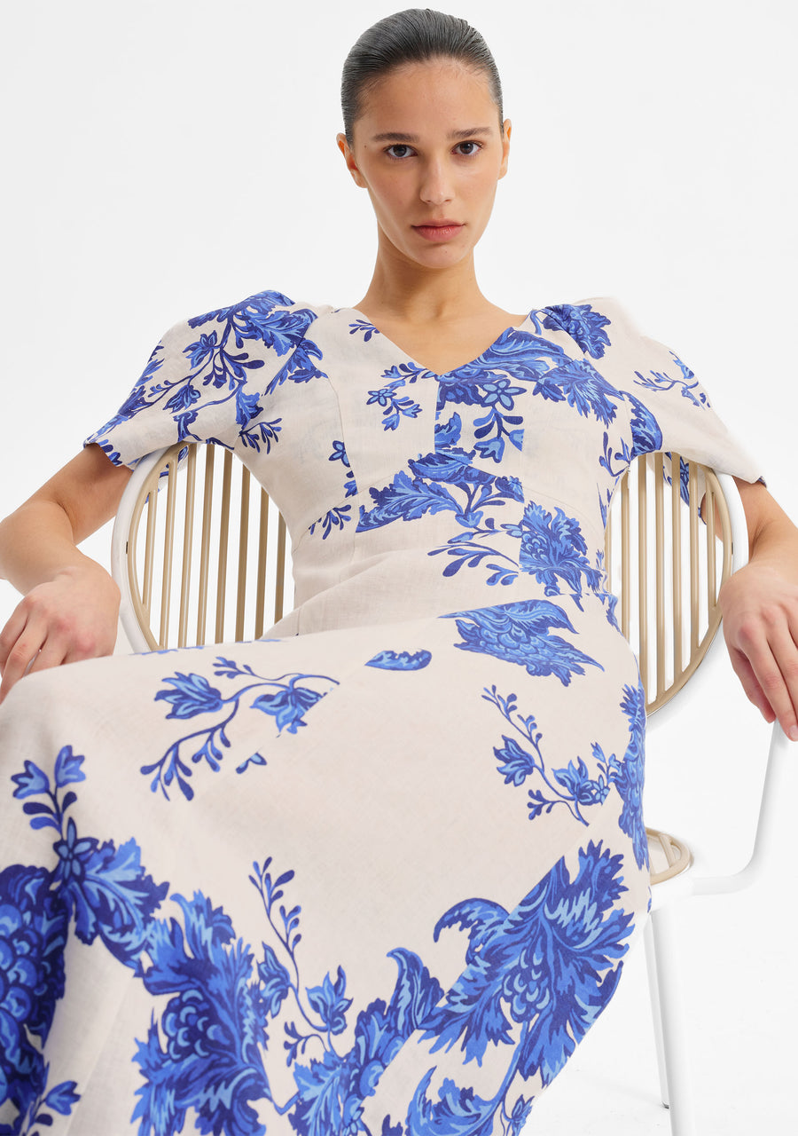 Morrison II BONITA Printed Linen Dress