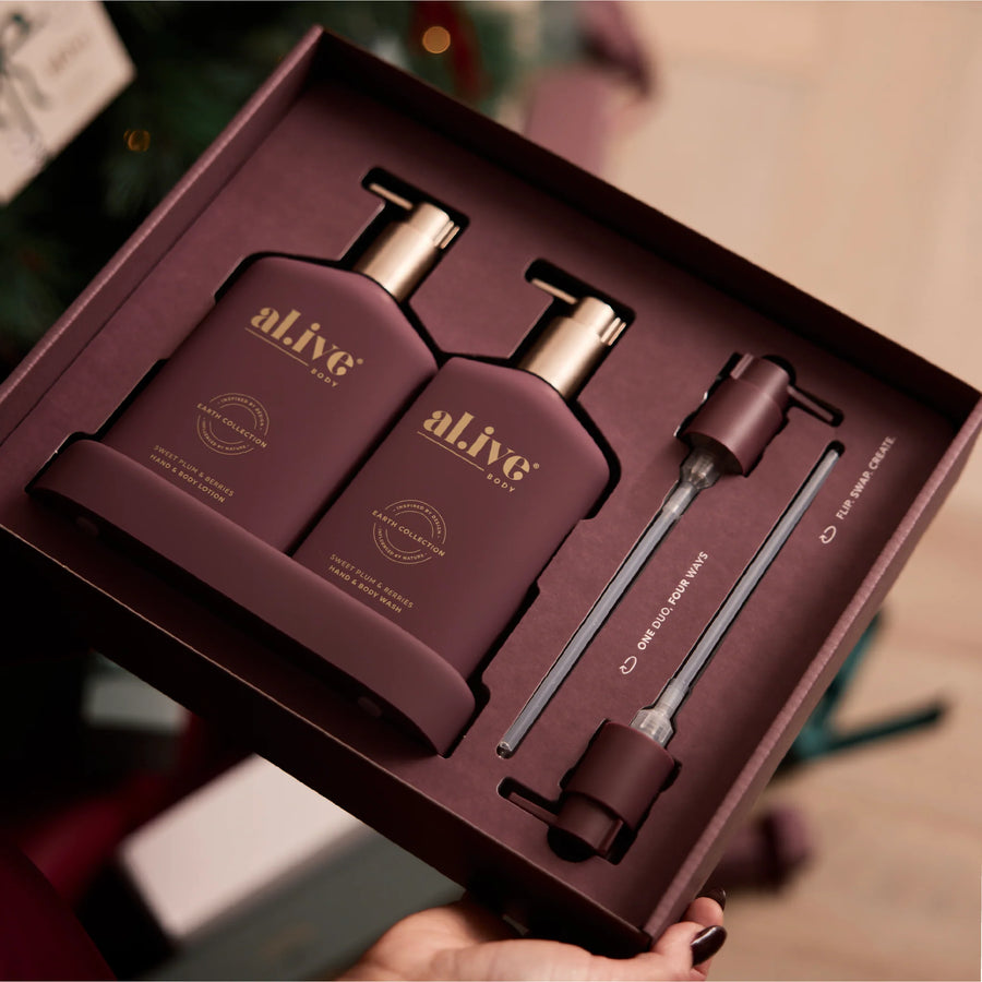 AL.IVE II Transformative Wash & Lotion Duo - Sweet Plum & Berries