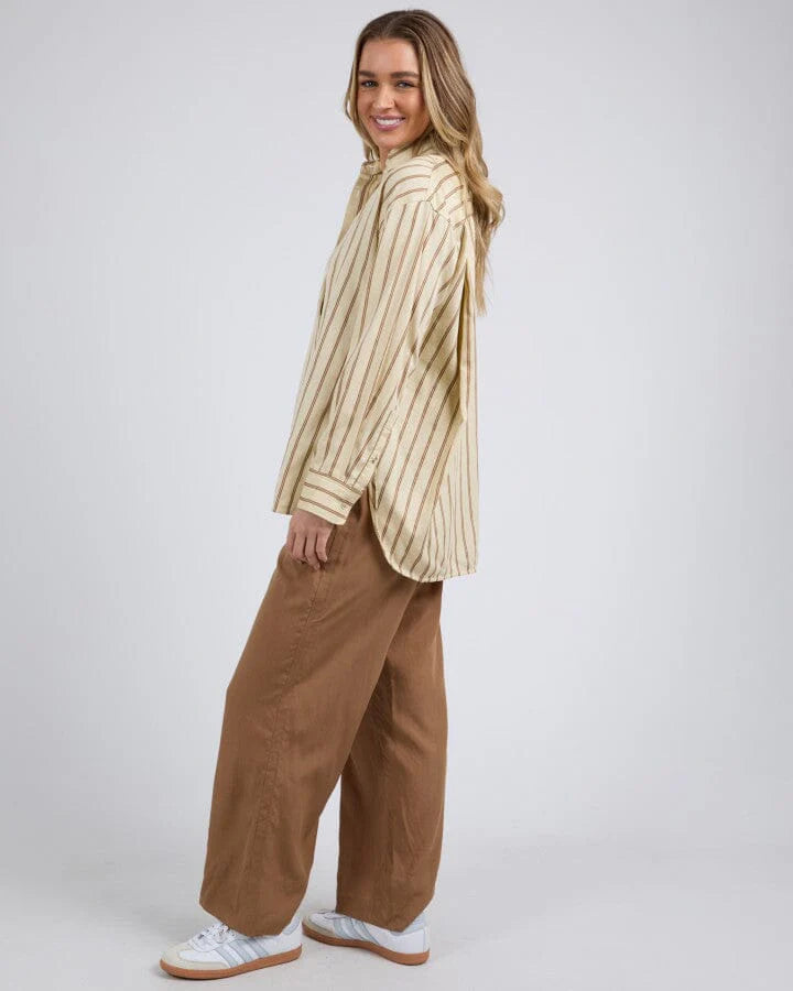 Foxwood II WALTER Stripe Shirt - Vintage White
