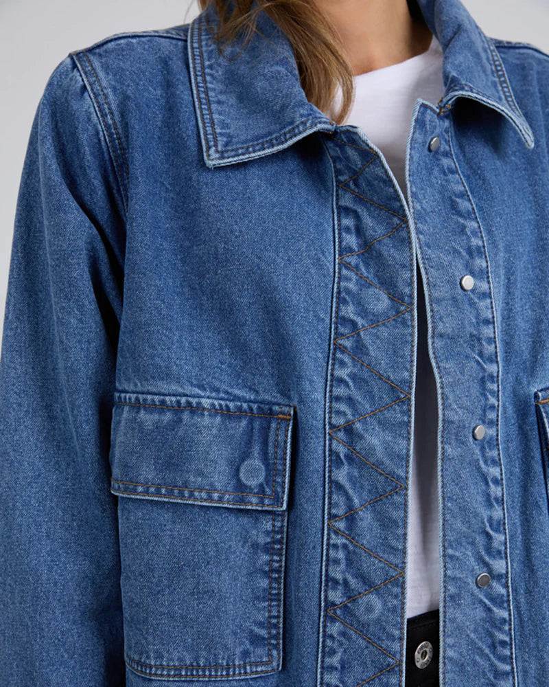 Elm Lifestyle II HUNTER Denim Jacket - Blue