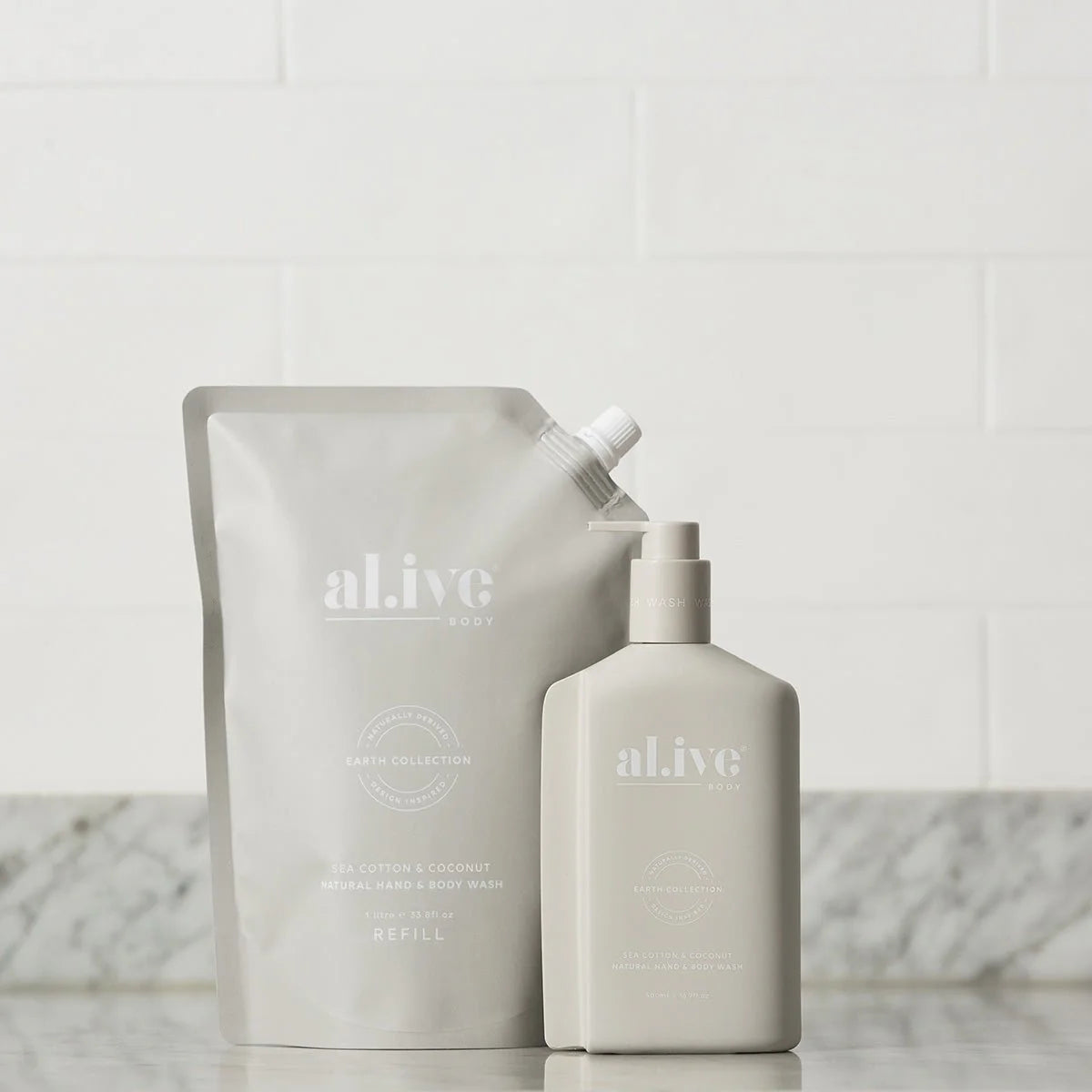 Al.ive II 1 Ltr Wash Refill - Sea Cotton & Coconut