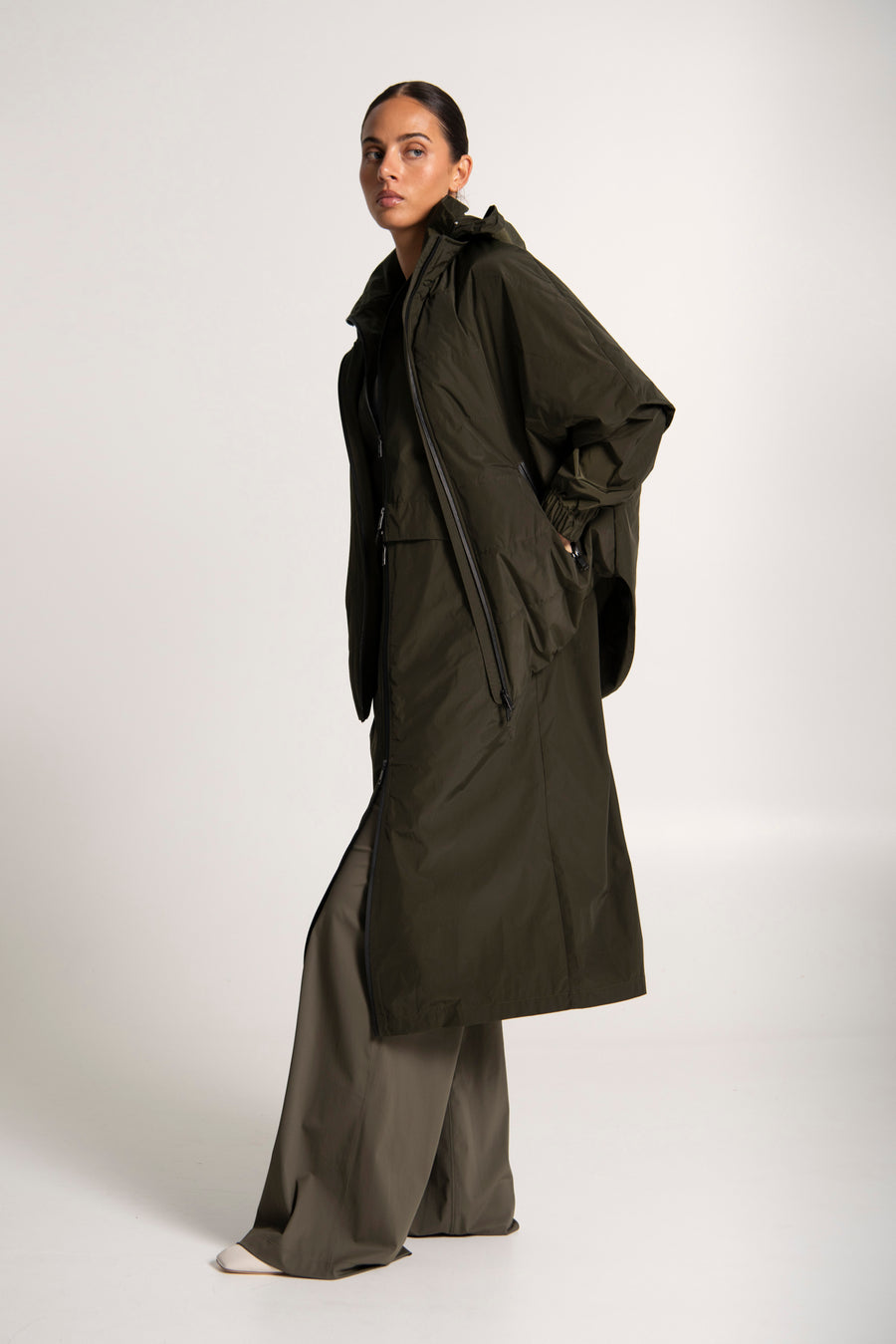 Lounge the Label II TOLEDO Detachable 2 Way Jacket - olive