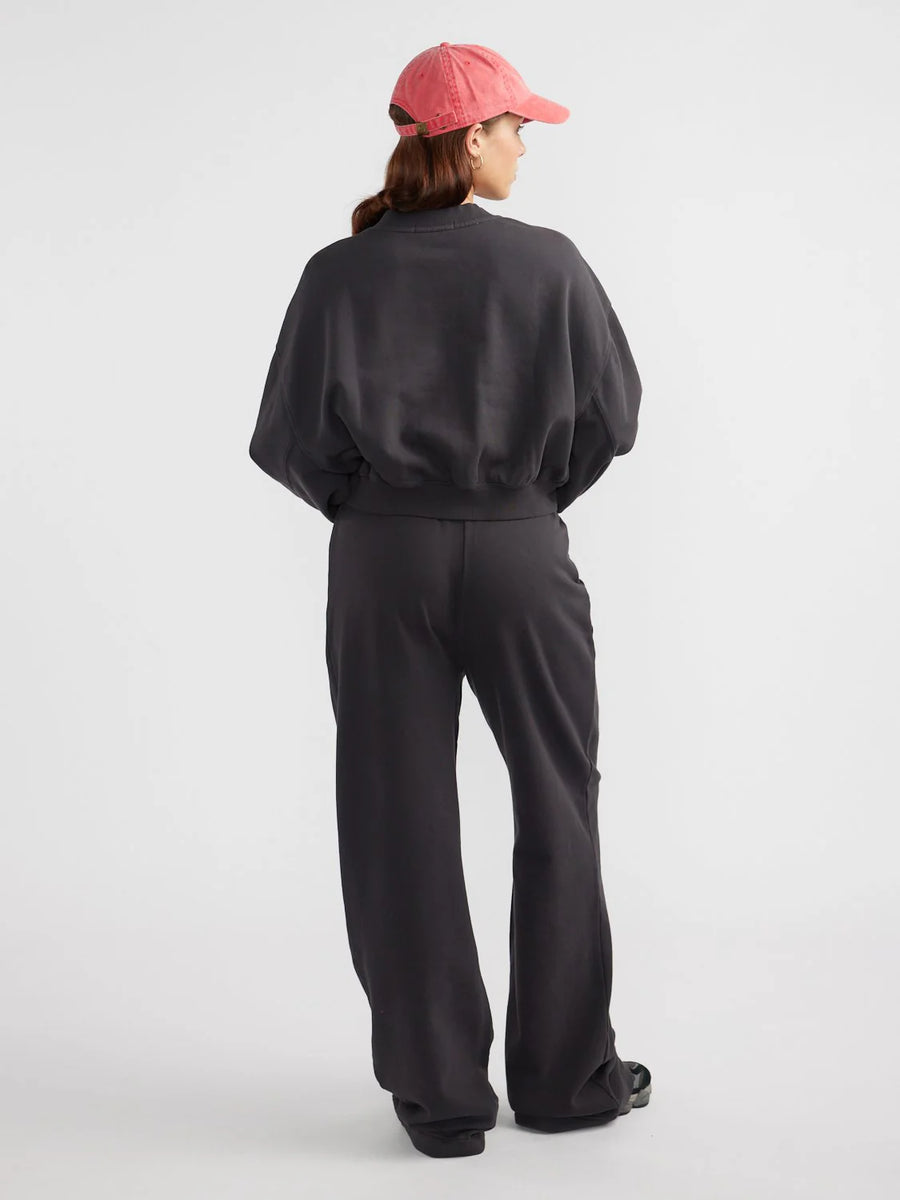 ENA Pelly II HAILEY Crop Sweatshirt - Vintage Black