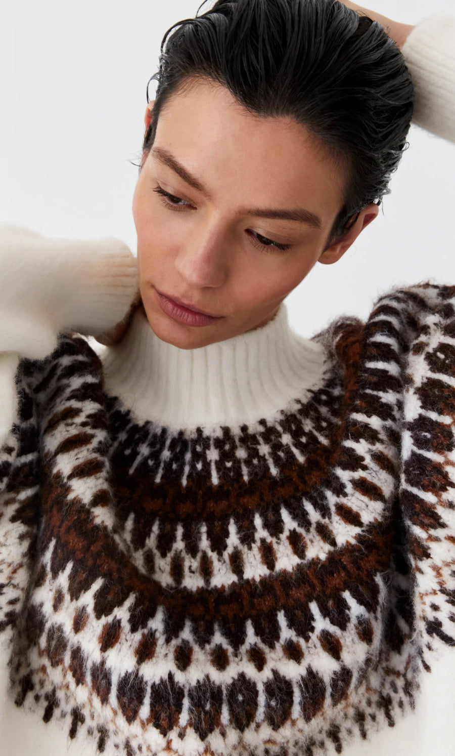 Morrison II TERRANCE Knit Pullover - Cream