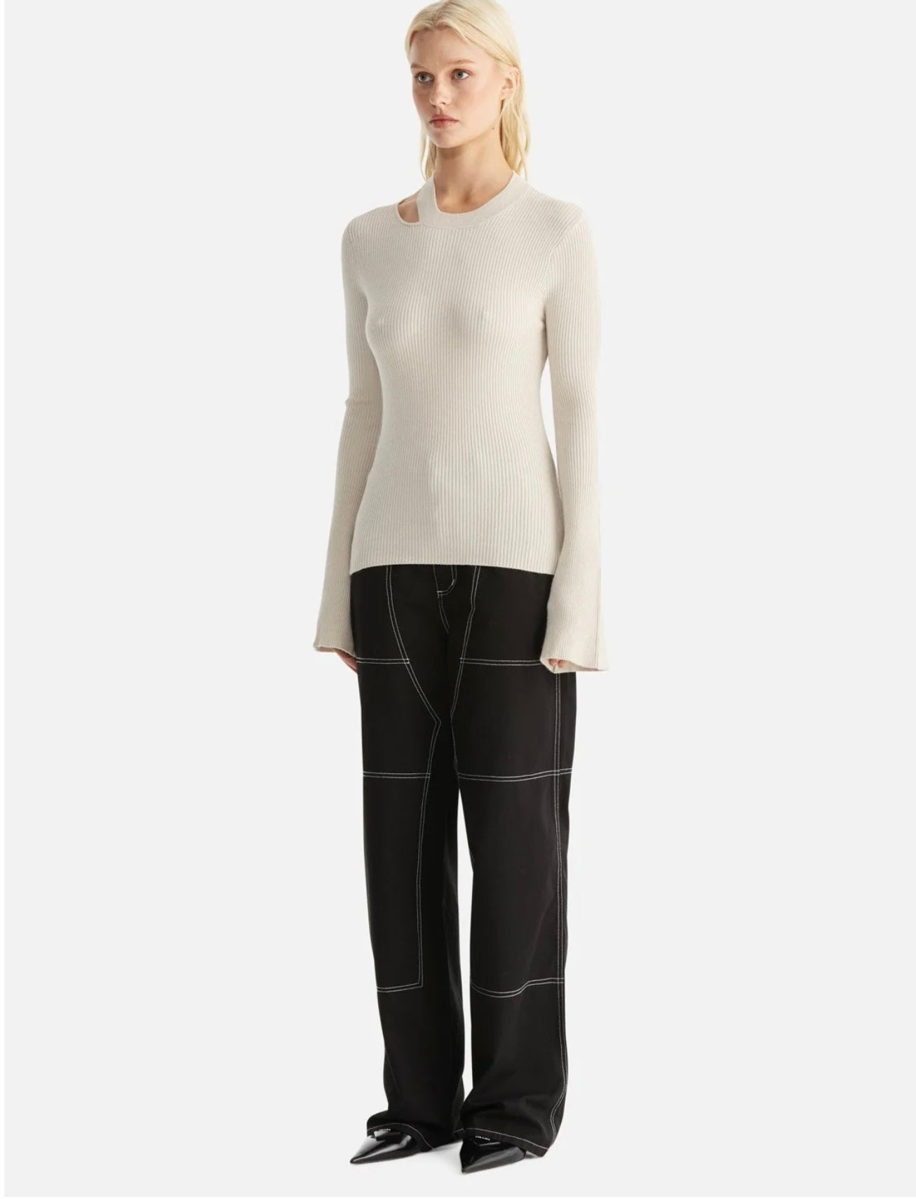 ENA Pelly II TAMSIN Knit Top - Birch