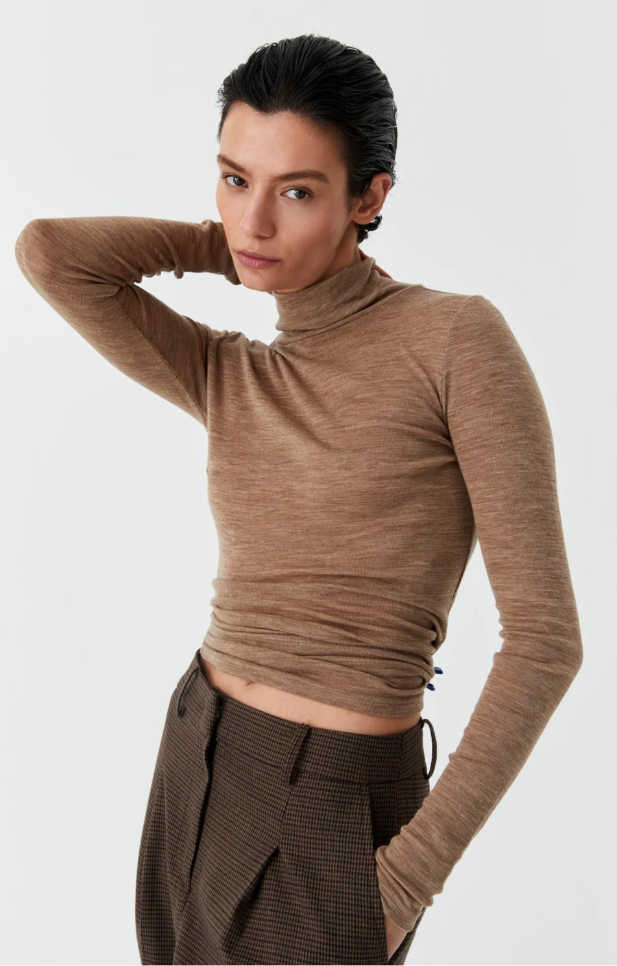 Morrison II MERINO High Neck - coffee