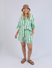 Elm Lifestyle II SPRITZ Stripe Shirt - Greenbriar