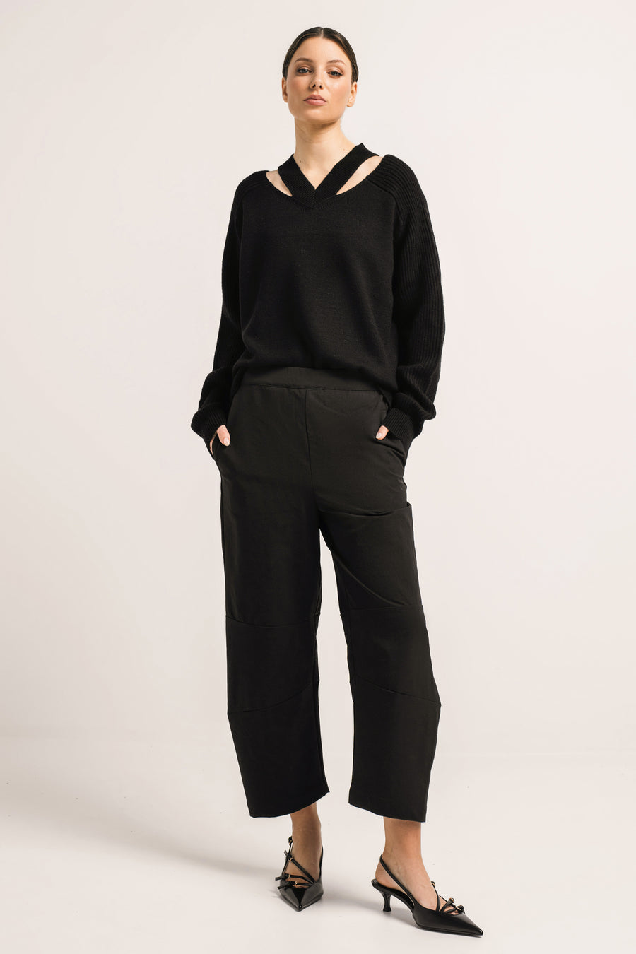Lounge the Label II FERNANDO Knit Top - black
