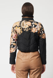 Oncewas II EMPRESS Replacement Print Bomber Jacket - Dragon Flower print