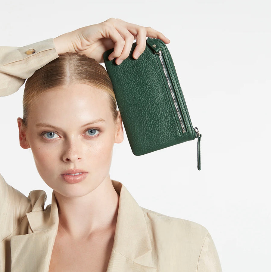 Status Anxiety II SMOKE and MIRRORS wallet - teal