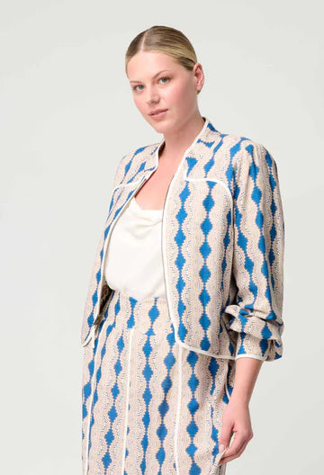 Oncewas II AURORA Reversible Jacket - golden Medina/marrakech topaz
