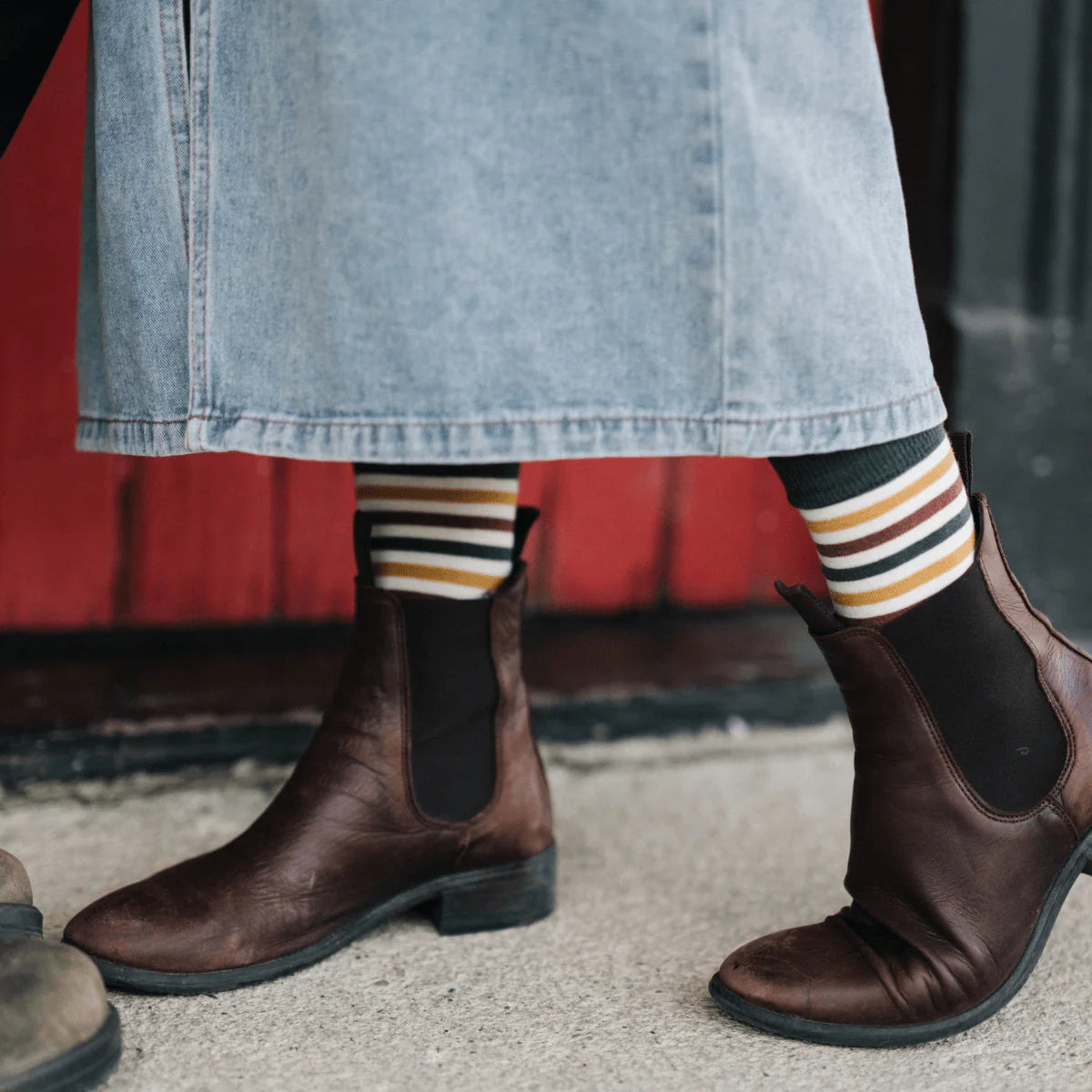 Lamington II MERINO Wool Crew Socks - Billie