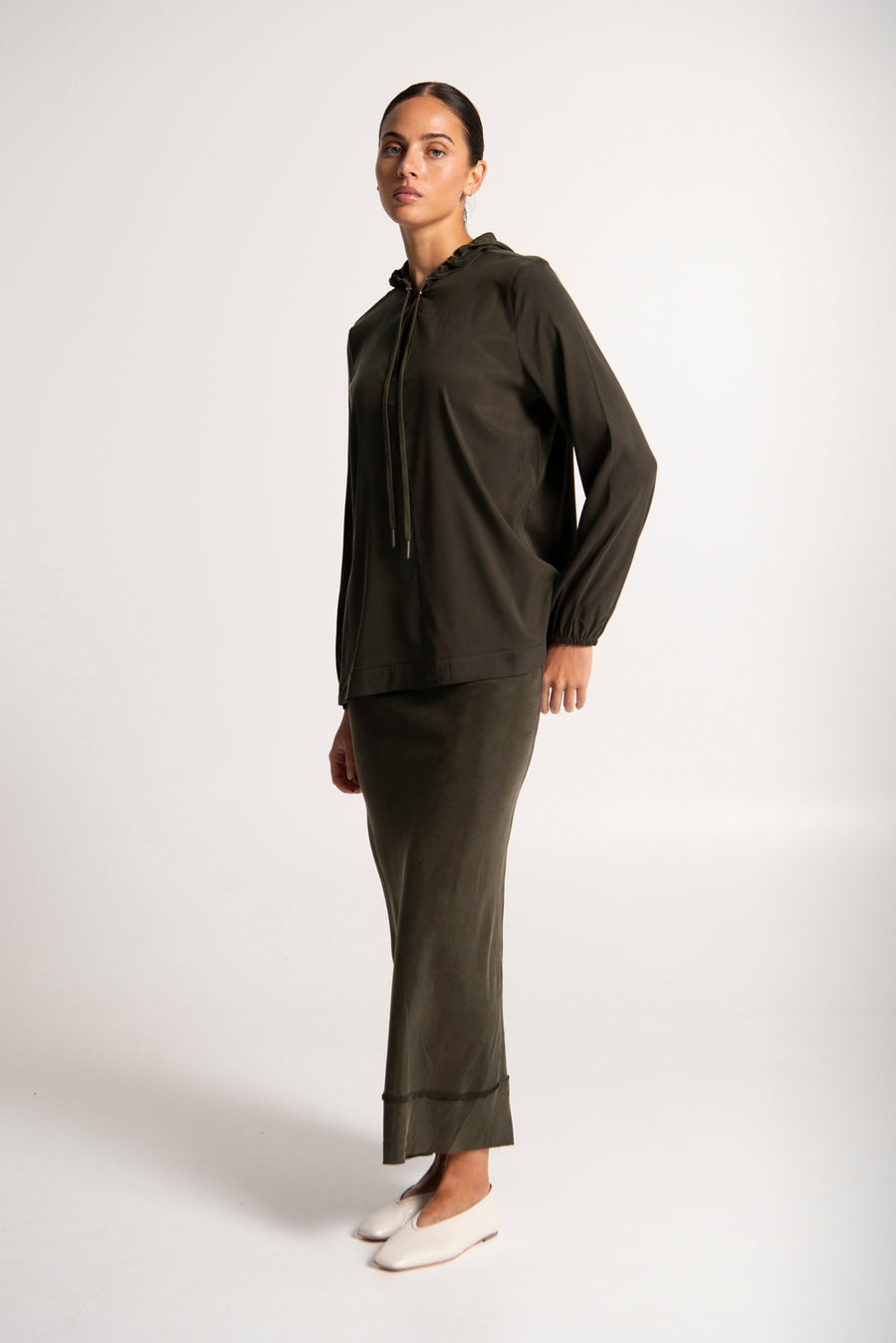 Lounge the Label II DUCRU Top - olive