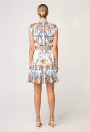 Oncewas II SARAYA Placement Print Dress - golden Medina