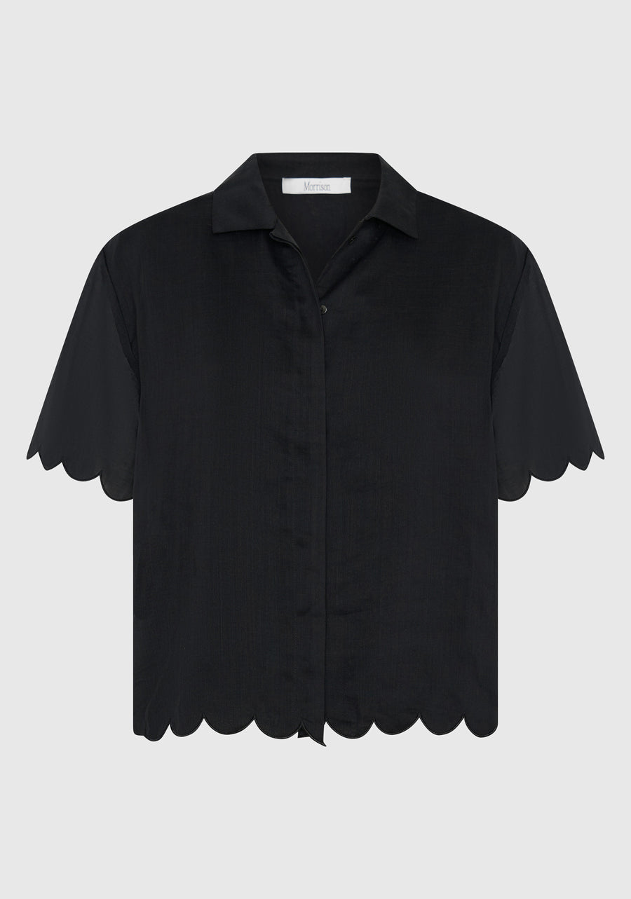 Morrison II CONSTANCE Short Sleeve Shirt - Black