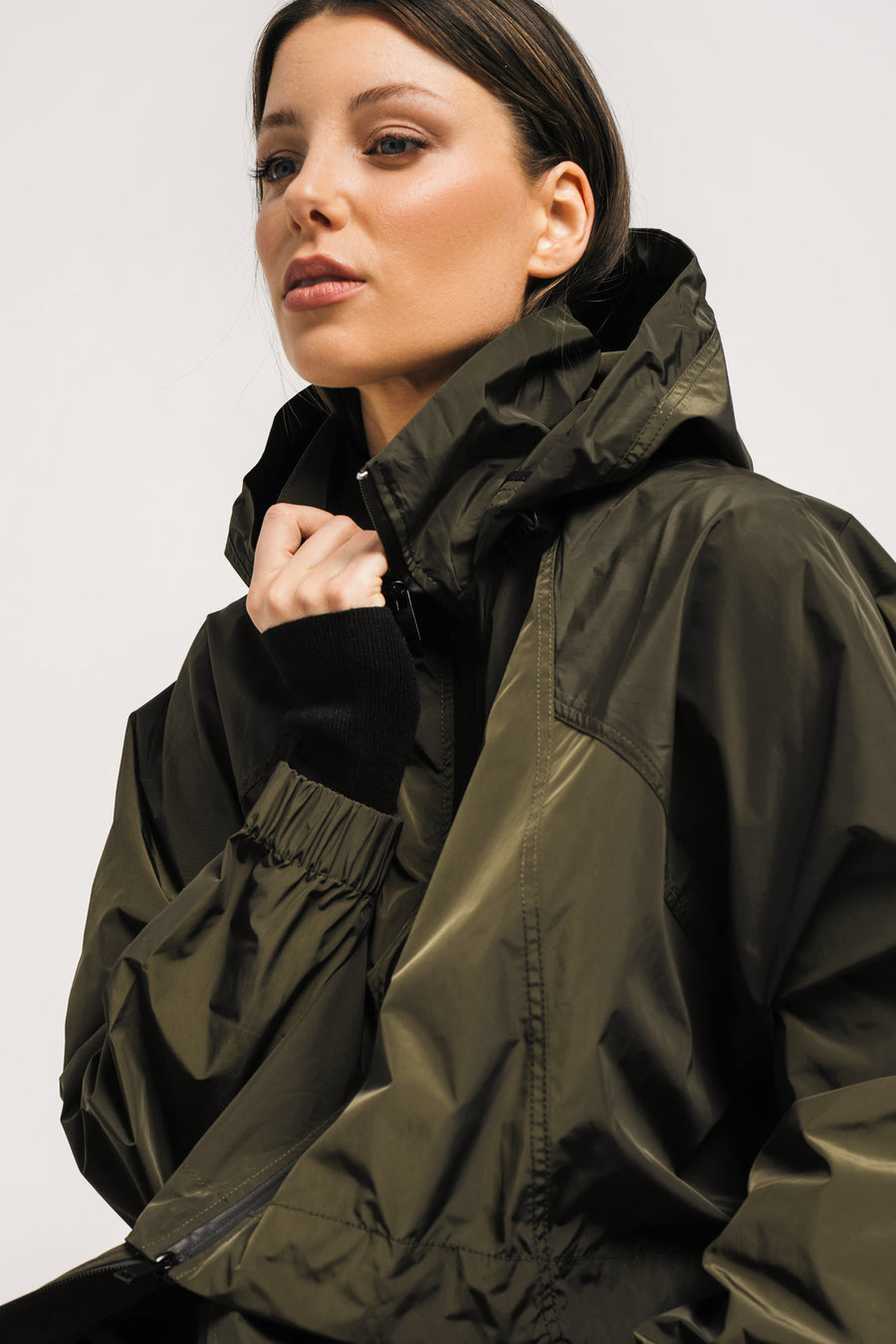 Lounge the Label II TOLEDO Detachable 2 Way Jacket - olive