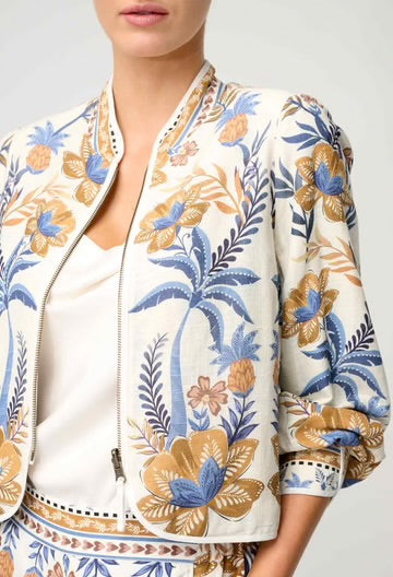 Oncewas II AURORA Reversible Jacket - golden Medina/marrakech topaz