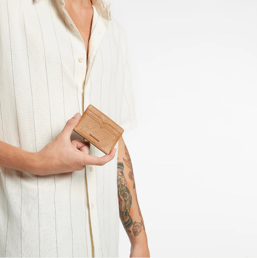 Status Anxiety II TOGETHER For Now Card Wallet - tan