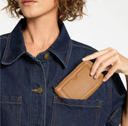 Status Anxiety II LEFT BEHIND Zip Wallet - tan