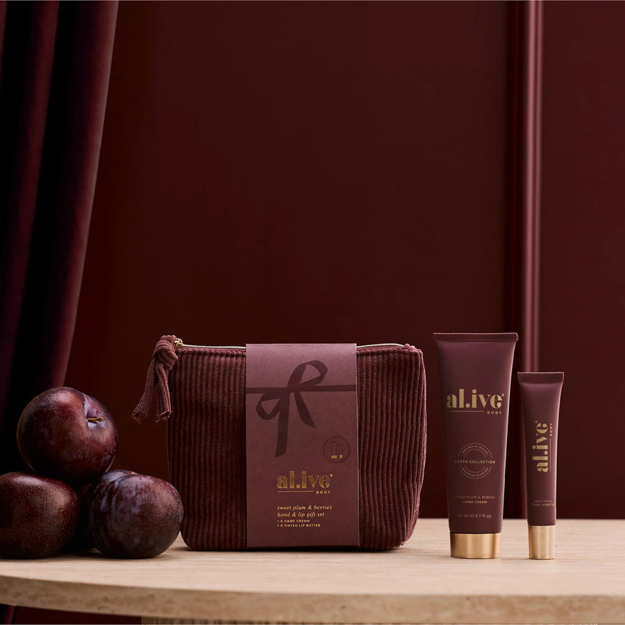 AL.IVE II Hand & Lip Gift Set - Sweet Plum & Berries