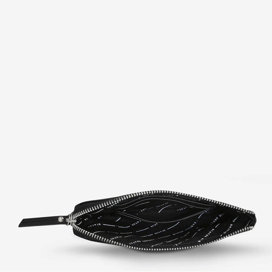 Status Anxiety II SMOKE and MIRRORS zip wallet - black