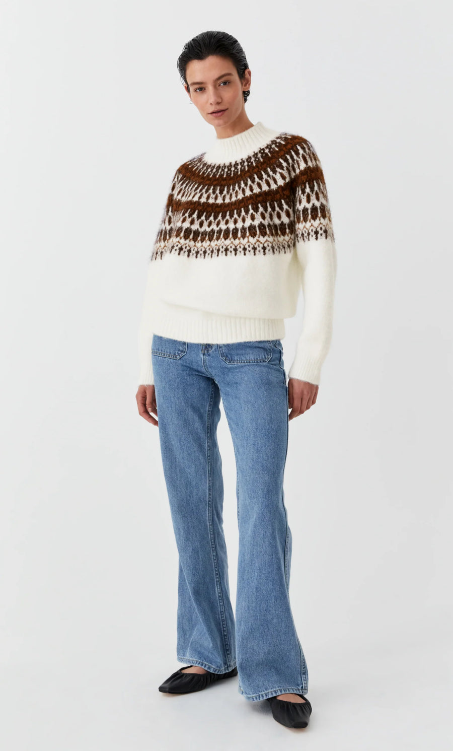 Morrison II TERRANCE Knit Pullover - Cream