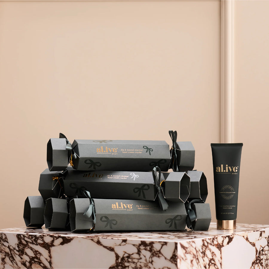 AL.IVE II Hand Cream Cracker - Fig & Toasted Chestnut Set
