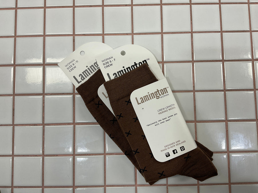Lamington II MERINO Wool Crew Socks - Piccolo
