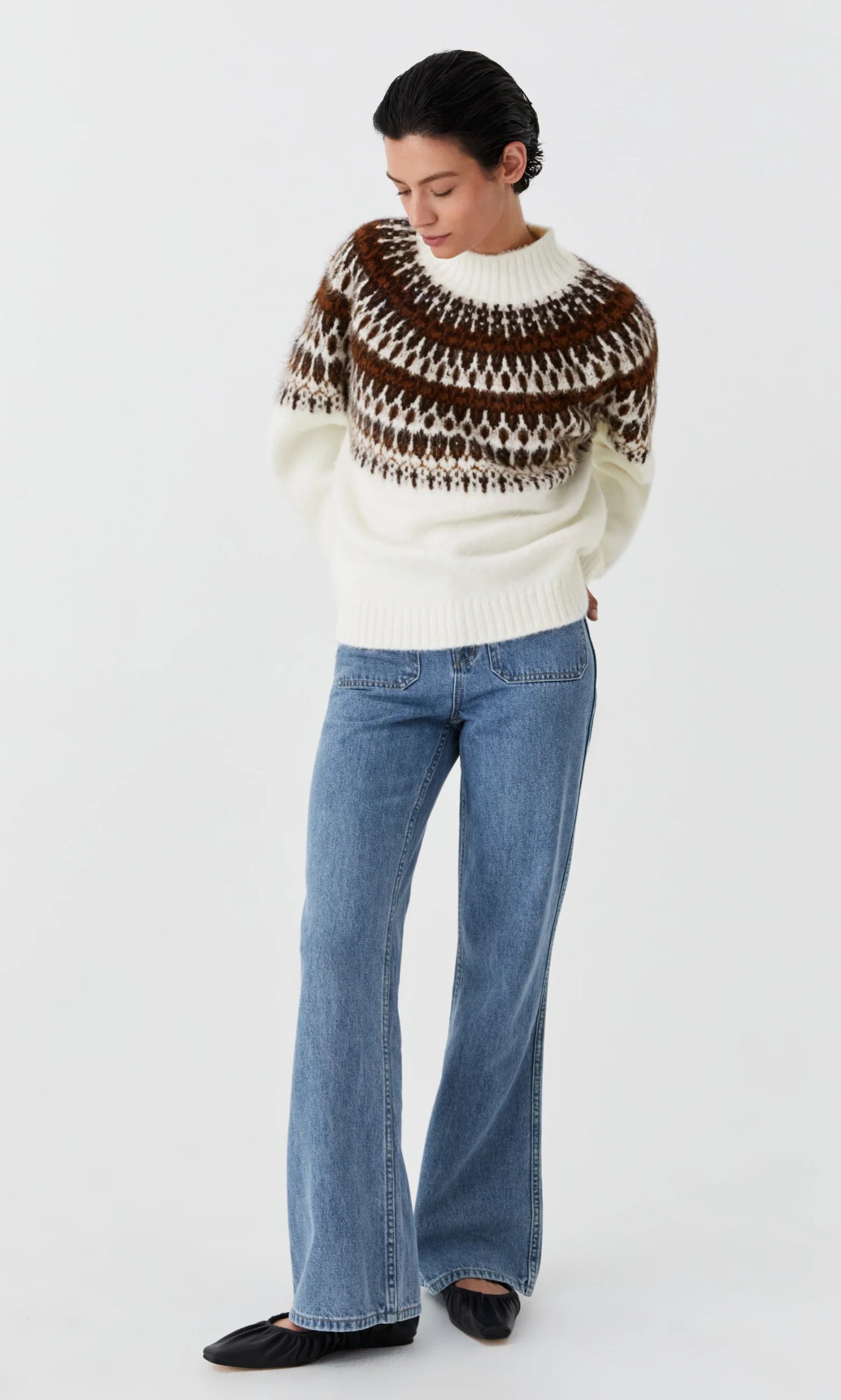 Morrison II TERRANCE Knit Pullover - Cream