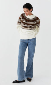 Morrison II TERRANCE Knit Pullover - Cream
