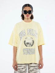 ENA Pelly II VARSITY Tee - panna cotta