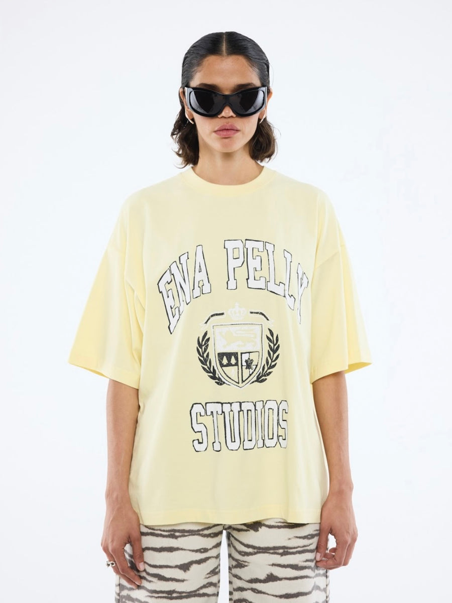 ENA Pelly II VARSITY Tee - panna cotta