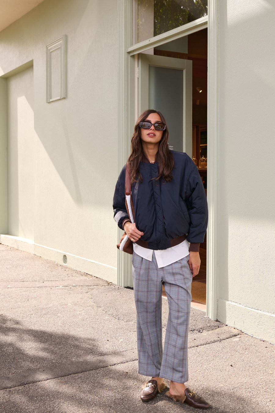 Barry Made II SAVANNAH Reversible Bomber - Navy/Choc