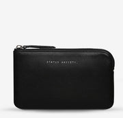 Status Anxiety II SMOKE and MIRRORS zip wallet - black