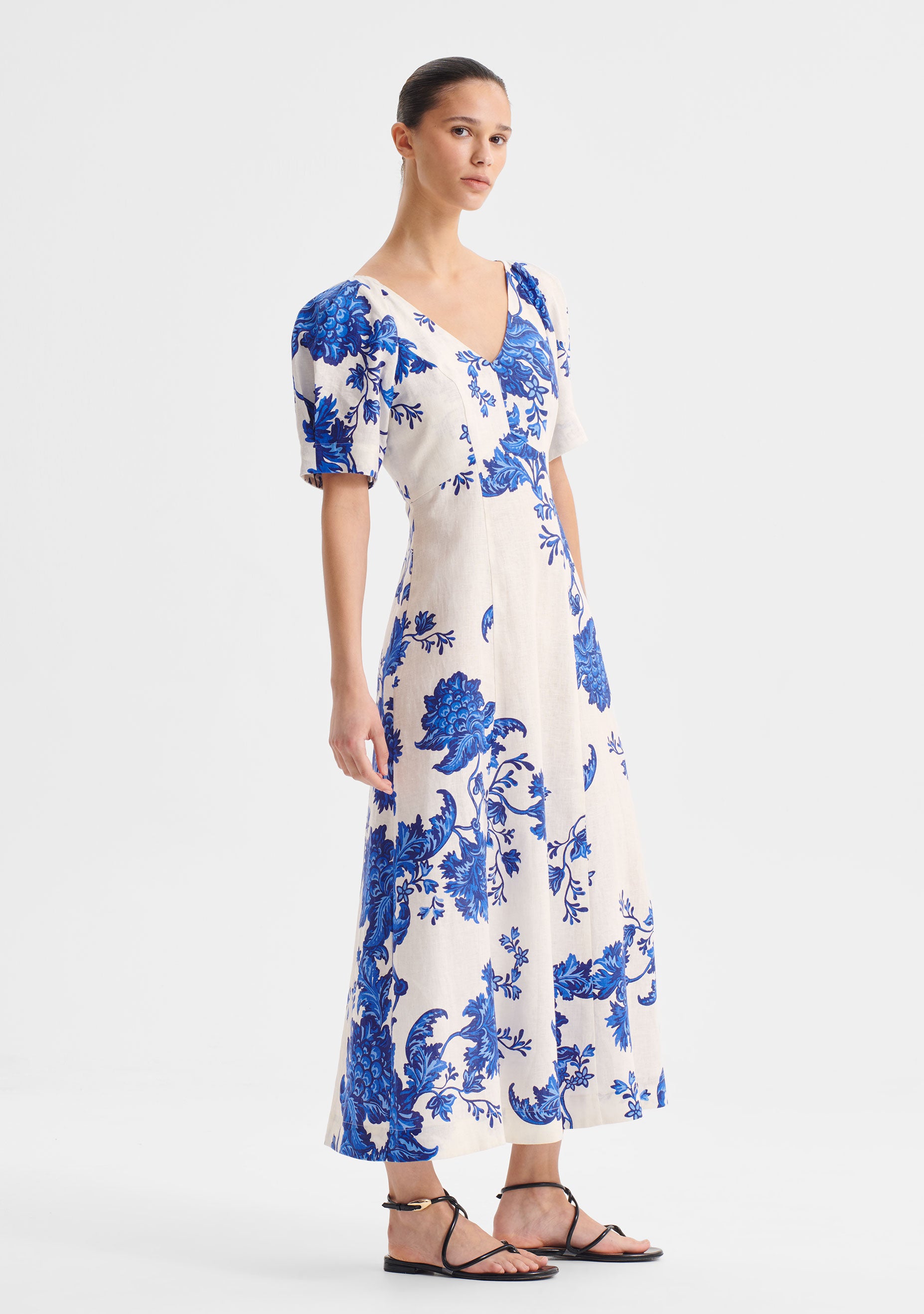 Morrison II BONITA Printed Linen Dress