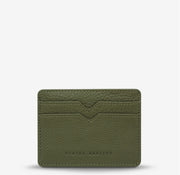 Status Anxiety II TOGETHER For Now Card Wallet  - khaki