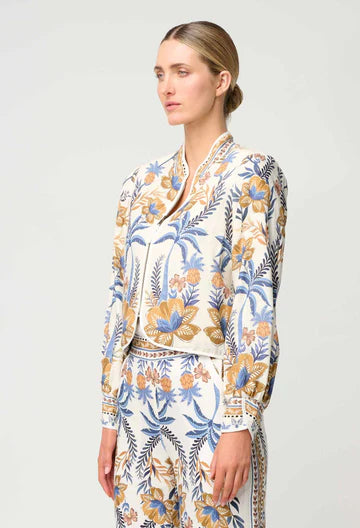 Oncewas II AURORA Reversible Jacket - golden Medina/marrakech topaz